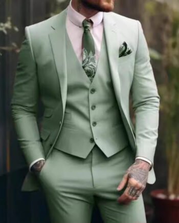 Plus-sized Plus Size Slim Fit Suit Three-piece Suit