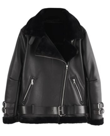 Winter Leather Motorcycle Jacket