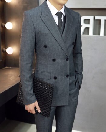 Business leisure trend handsome British style wedding suit