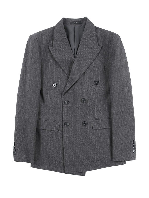 Autumn And Winter Double Breasted Thick Suit Suit