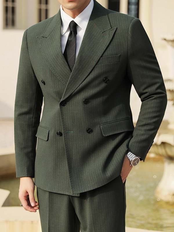 Autumn And Winter Double Breasted Thick Suit Suit