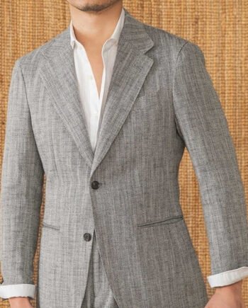 Thin Cotton And Linen Gentry With Half Lining Italian Casual Suit