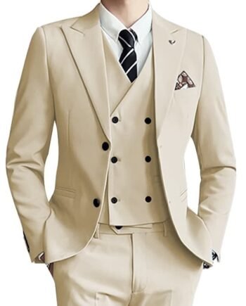 Men's Suit Set Three-Piece Suit Formal Wear