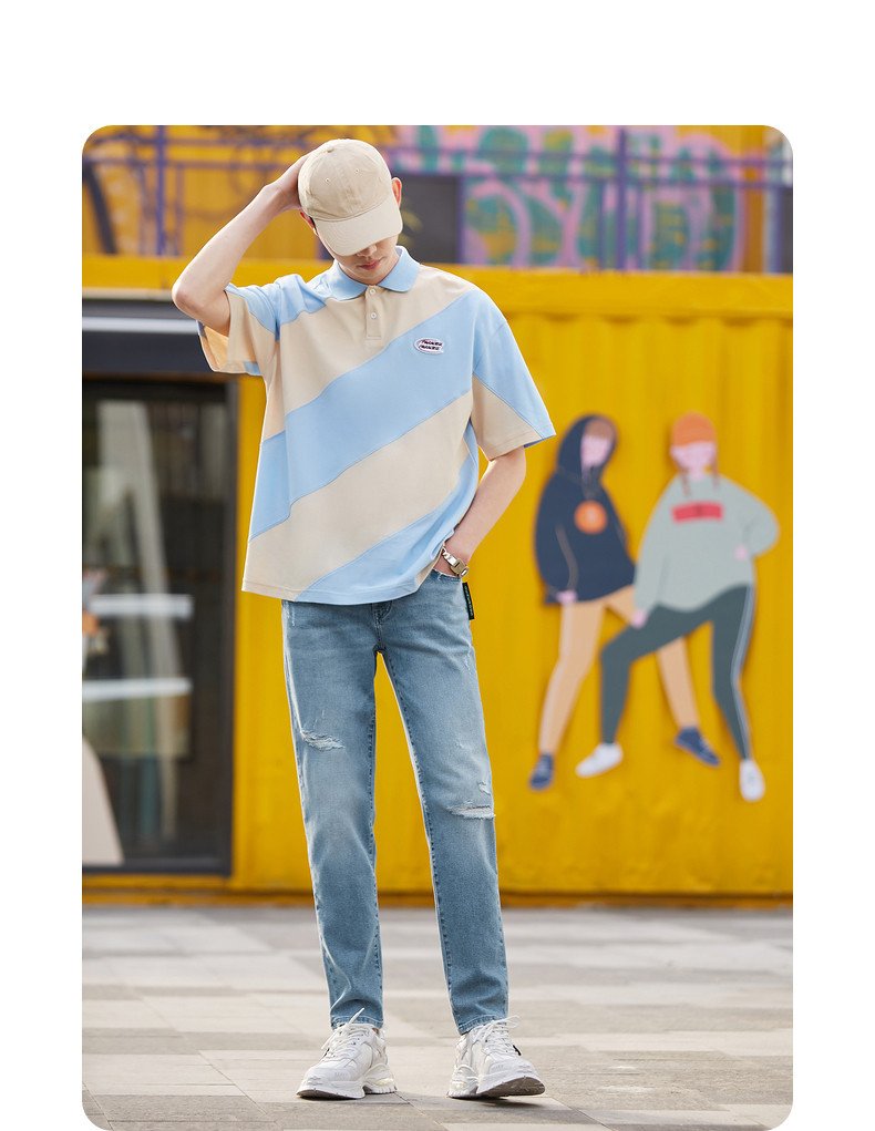 Men's Life Series Coolmax Cool Straight Light Blue Jeans