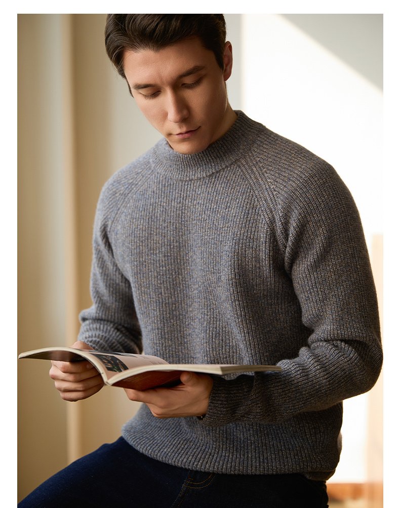Warm Leisure All-match Sweater Male Commuter