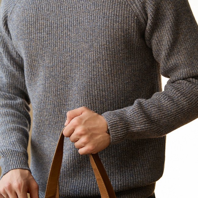 Warm Leisure All-match Sweater Male Commuter