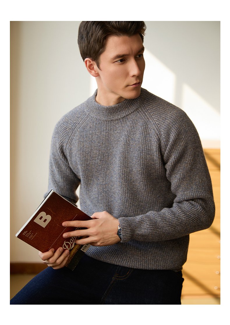 Warm Leisure All-match Sweater Male Commuter