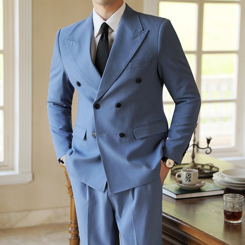 Autumn And Winter Double Breasted Thick Suit Suit