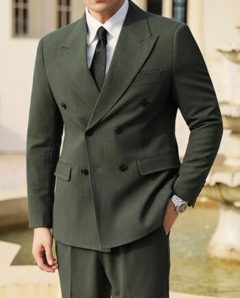 Autumn And Winter Double Breasted Thick Suit Suit