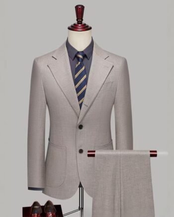 Italian Naples Men's Business Formal Casual Suit