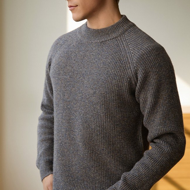 Warm Leisure All-match Sweater Male Commuter