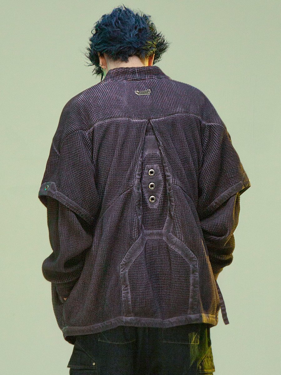 Men's And Women's Fashion Dyed Washed Hanfu Cardigan