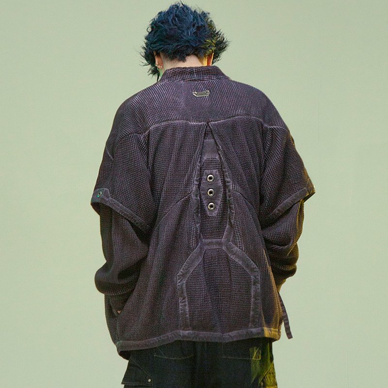 Men's And Women's Fashion Dyed Washed Hanfu Cardigan
