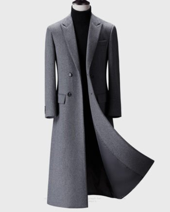 Men's trench coat woolen cloth