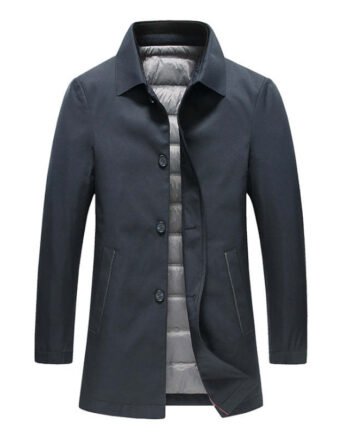 Light And Thin Down Jacket Medium And Long Down Windbreaker