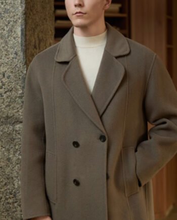 Double-sided Woolen Coat Men's Mid-length Woolen Thick Coat