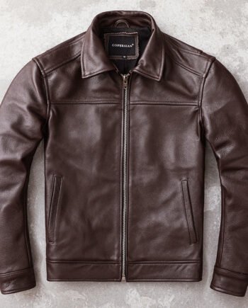 Casual Dark Brown Business Men's Lapel Plus Size Jacket