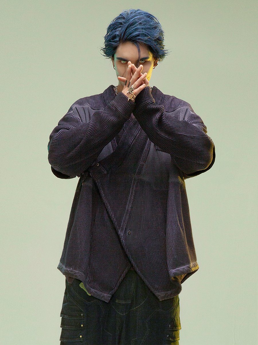 Men's And Women's Fashion Dyed Washed Hanfu Cardigan