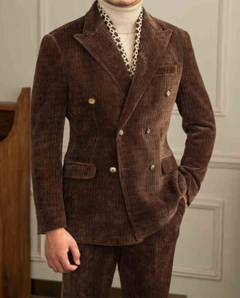 Double Breasted Suit Light Luxury Autumn And Winter