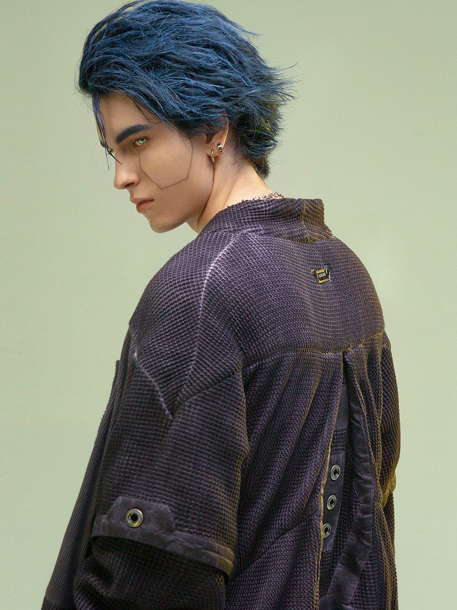 Men's And Women's Fashion Dyed Washed Hanfu Cardigan