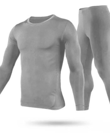 Men Thermal Underwear Set Long Johns Pants Long Sleeve Soft Underwear Kit Top Bottom Winter Sports Suits