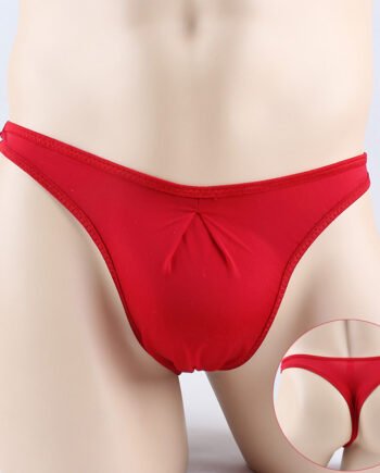 T-back Men's Ultra-thin Transparent Ice Silk T-shaped Panties